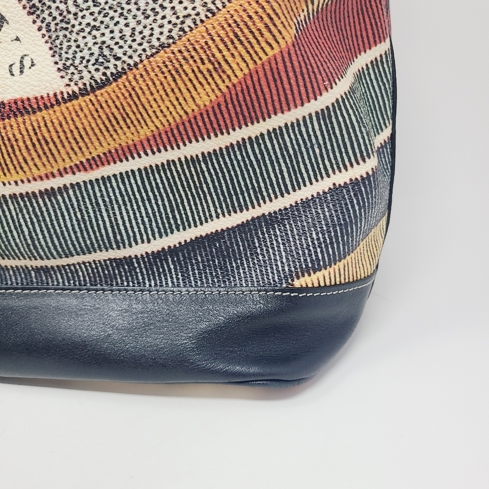 Gattinoni | Women's Multicolor Leather Crossbody Bucket Bag (One Size) - Picture 8 of 15